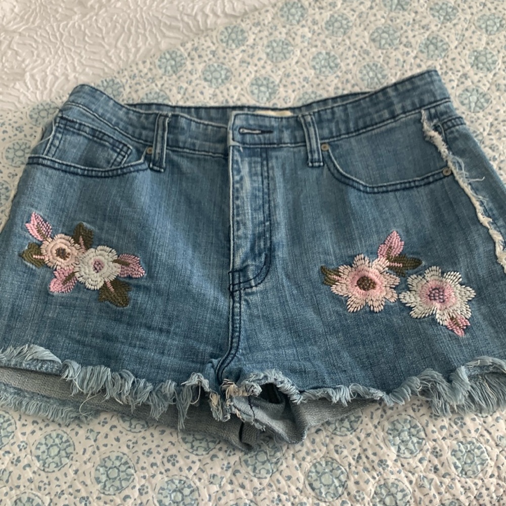 Denim shorts
